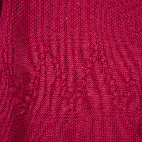 Christopher & Banks Pink Swiss Dot Cardigan Sweater Women's Medium NWT - Picture 5 of 8
